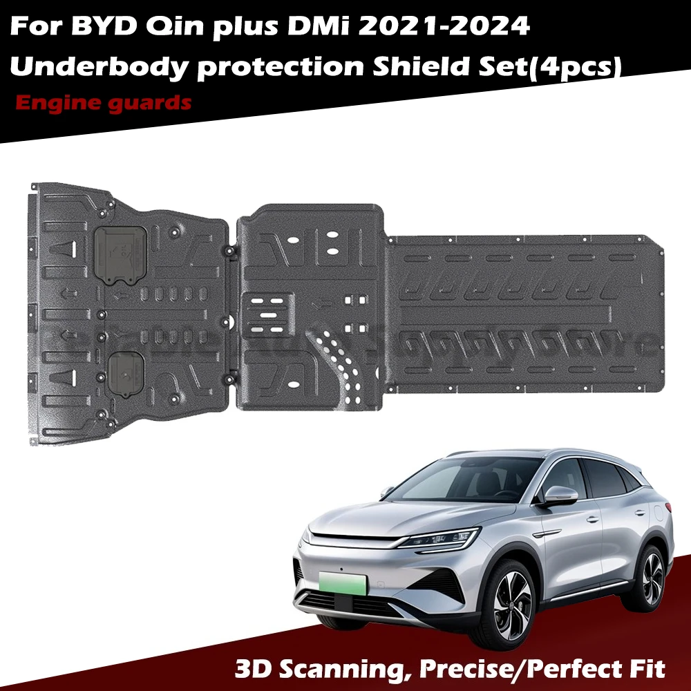 3D Scanned Exact Fit Under Engine Shield For BYD Qin plus DMi Low Speed, Total Underbody Protection System, Protection Plate
3D Scanned Exact Fit Under Engine Shield For BYD Qin plus DMi Low Speed, Total Underbody Protection System, Protection Plate