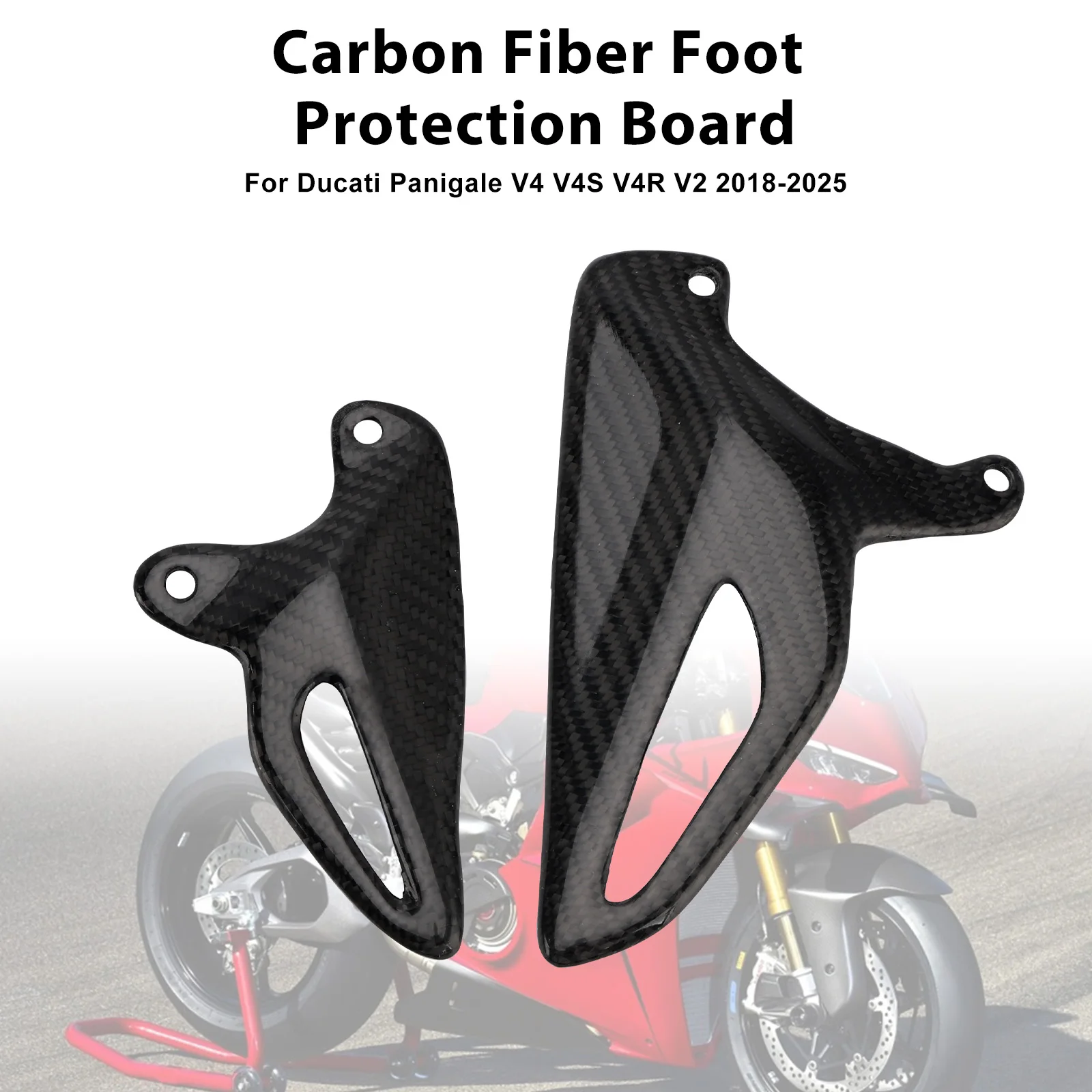 Topteng Real Carbon Fiber Foot Board For Ducati Panigale V4 V4S V4R V2 2018 2019 2020 2021 2022 2023 2024 2025
Topteng Real Carbon Fiber Foot Board For Ducati Panigale V4 V4S V4R V2 2018 2019 2020 2021 2022 2023 2024 2025