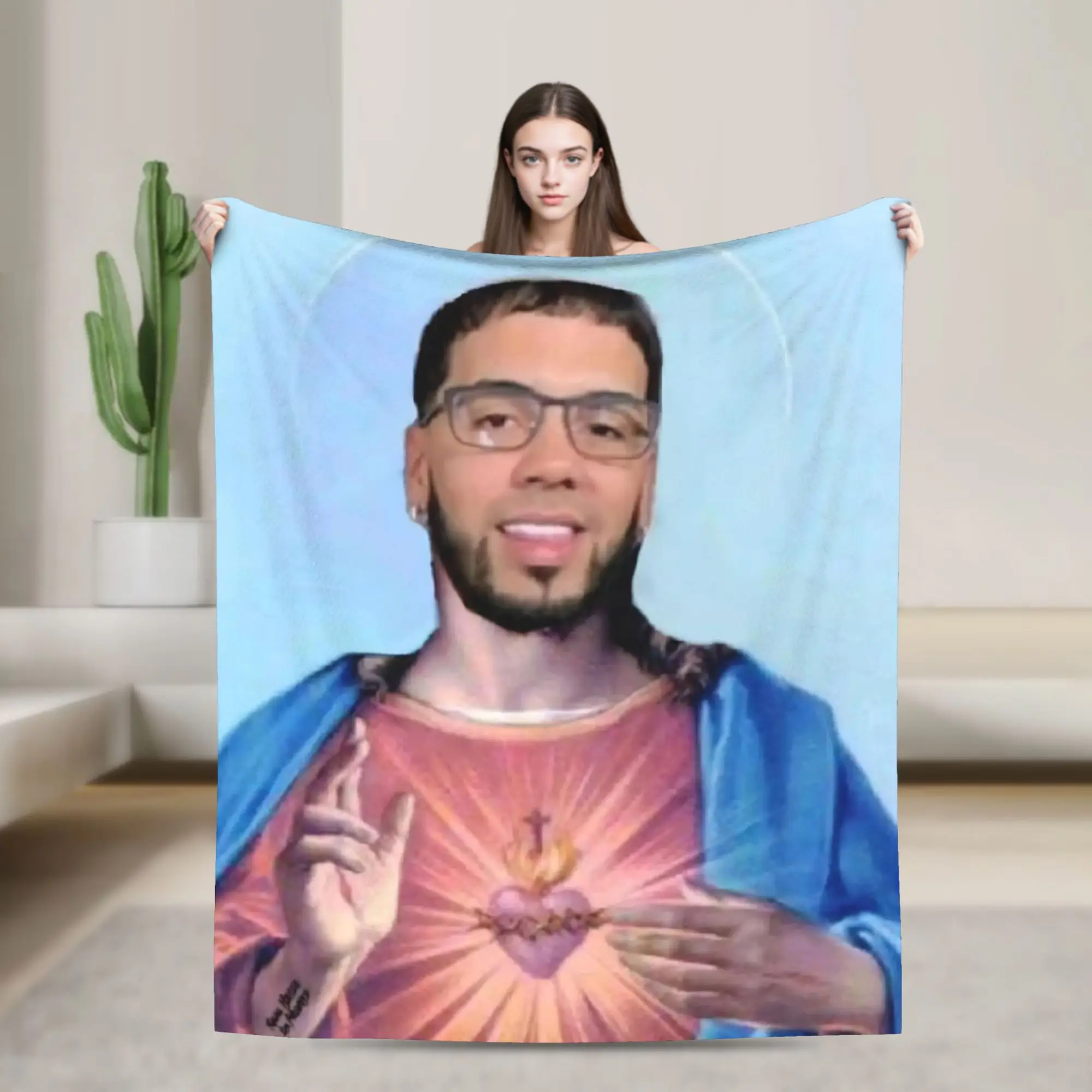 Anuel AA Rapper Hip Hop Singer Blanket Picnic Flannel Throw Blanket For Couch Chair Sofa Bed Super Soft Bedspread Present
Anuel AA Rapper Hip Hop Singer Blanket Picnic Flannel Throw Blanket For Couch Chair Sofa Bed Super Soft Bedspread Present