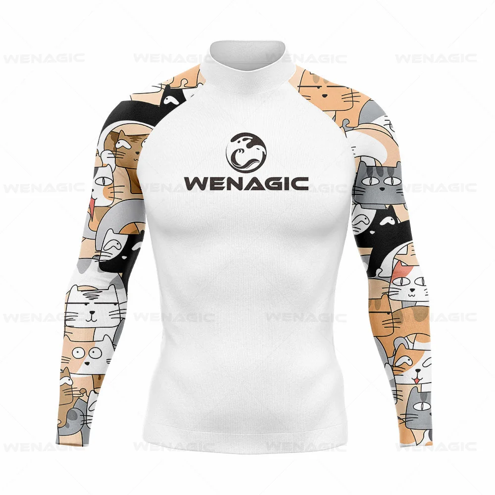 2024 Men Long Sleeve Surf Swimsuit Swimming T-shirt Beach UV Protection Swimwear Rash Guard Surfing Diving Swimsuit Tights Shirt
2024 Men Long Sleeve Surf Swimsuit Swimming T-shirt Beach UV Protection Swimwear Rash Guard Surfing Diving Swimsuit Tights Shirt