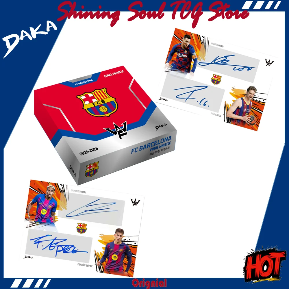 New Genuine Daka 202526 Daka FC Barcelona Final Whistle Series Neymar Pau Gasol Player Club Signed Jersey Collectible Card Gifts
New Genuine Daka 202526 Daka FC Barcelona Final Whistle Series Neymar Pau Gasol Player Club Signed Jersey Collectible Card Gifts