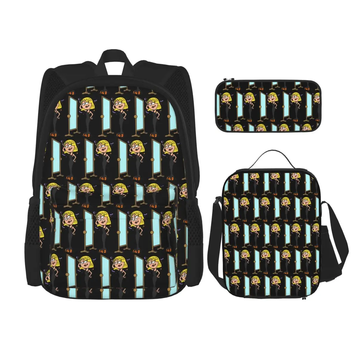 Lizzie Mcguire Cartoon Backpacks Boys Girls Bookbag Children School Bags Kids Rucksack Lunch Bag Pen Bag Three-Piece Set
Lizzie Mcguire Cartoon Backpacks Boys Girls Bookbag Children School Bags Kids Rucksack Lunch Bag Pen Bag Three-Piece Set