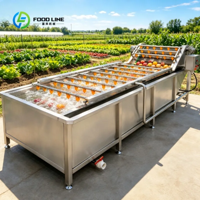 Fruit Vegetable Bubble Washing Machine Industrial Cleaning Equipment for Food Processing Production Line
Fruit Vegetable Bubble Washing Machine Industrial Cleaning Equipment for Food Processing Production Line