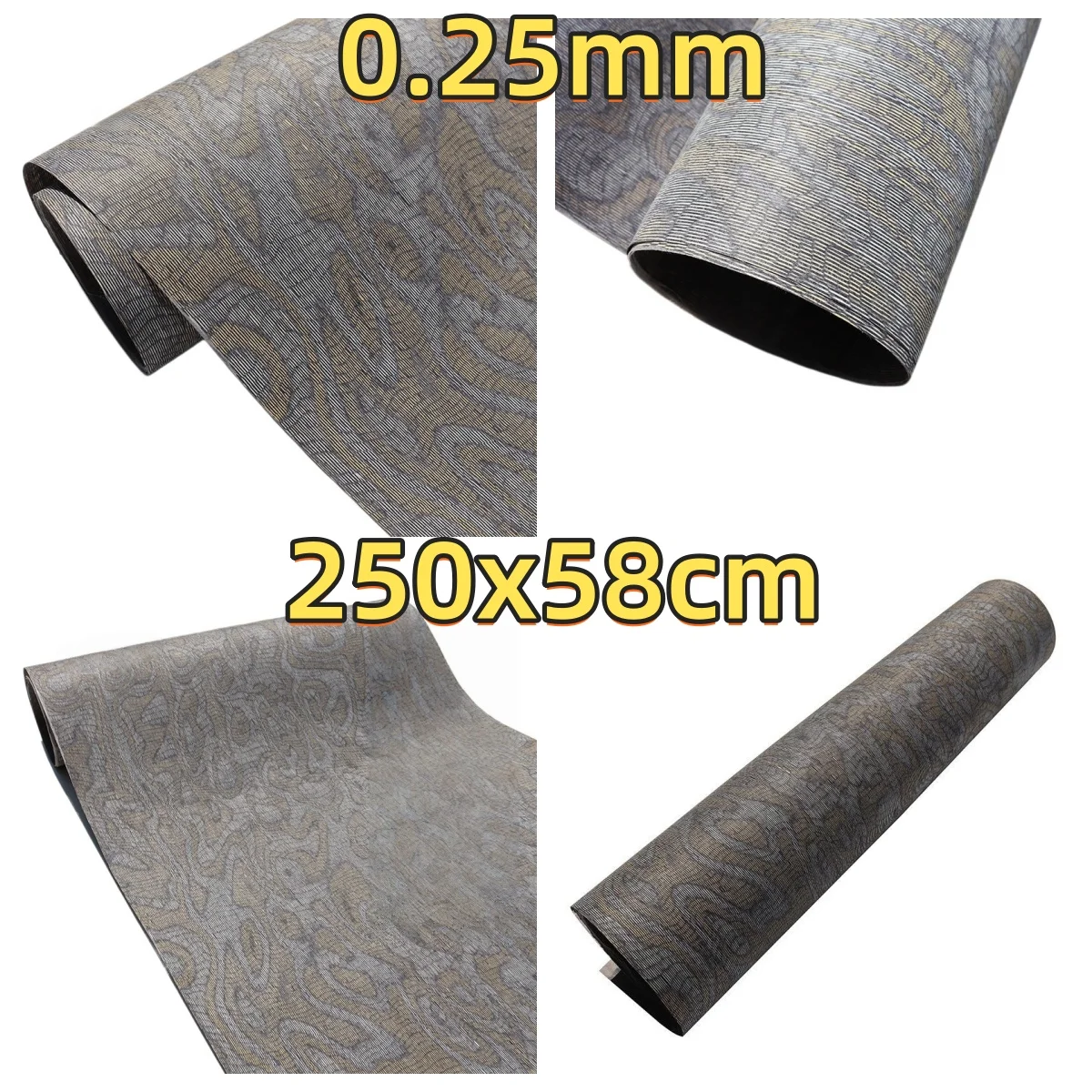 Snake Grain Engineered Veneer, 0.25mm, 250x58cm, For Wall Panel & Craft Making.
Snake Grain Engineered Veneer, 0.25mm, 250x58cm, For Wall Panel & Craft Making.