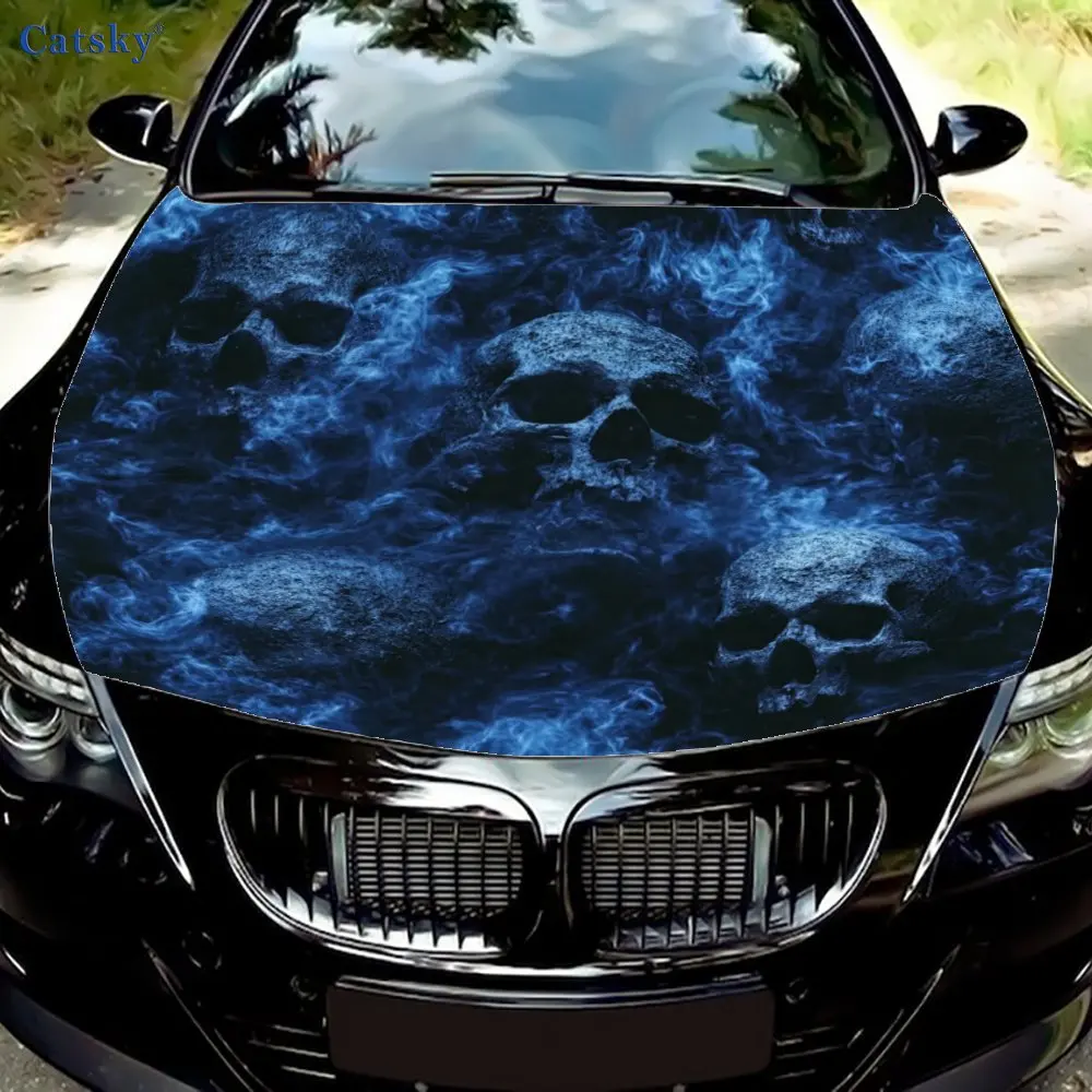 Horror Skeleton Car Hood Stickers, Stunning Personalized Decorations, Suitable For Various Car Models And Motorcycles, Vinyl Sti
Horror Skeleton Car Hood Stickers, Stunning Personalized Decorations, Suitable For Various Car Models And Motorcycles, Vinyl Sti
