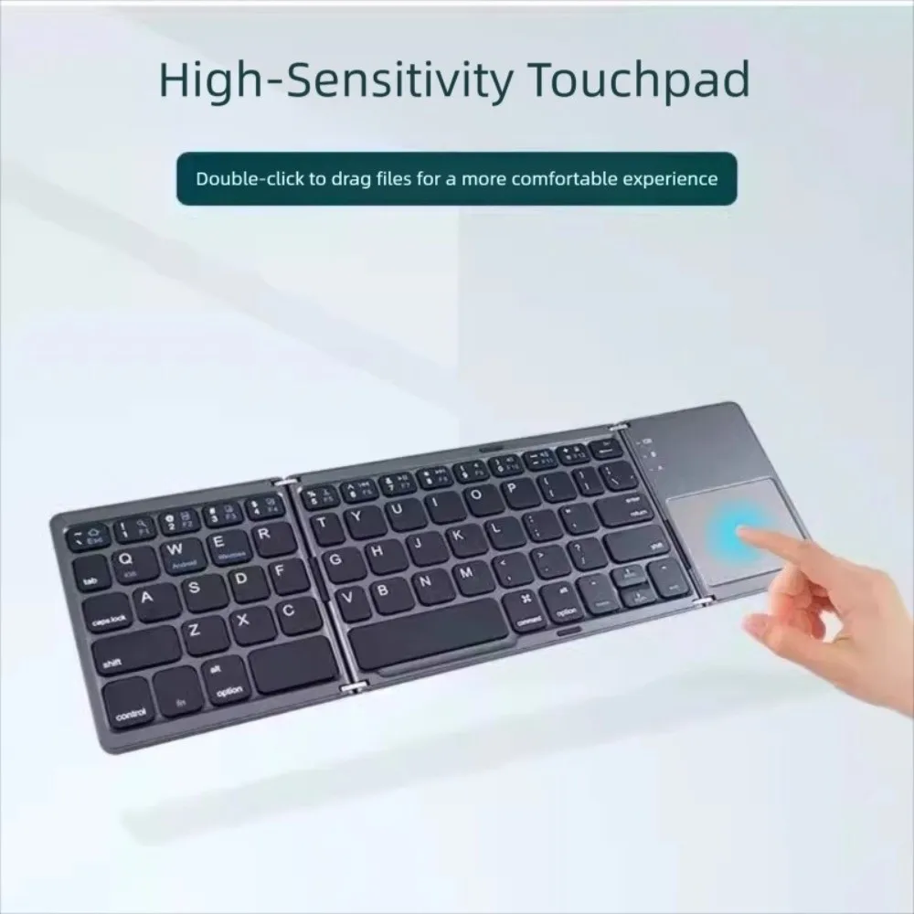 Dual Bluetooth 5.1 Foldable Wireless Keyboard Numeric Keypad Bluetooth Keyboard for Windows, Android, iOS systems
Dual Bluetooth 5.1 Foldable Wireless Keyboard Numeric Keypad Bluetooth Keyboard for Windows, Android, iOS systems