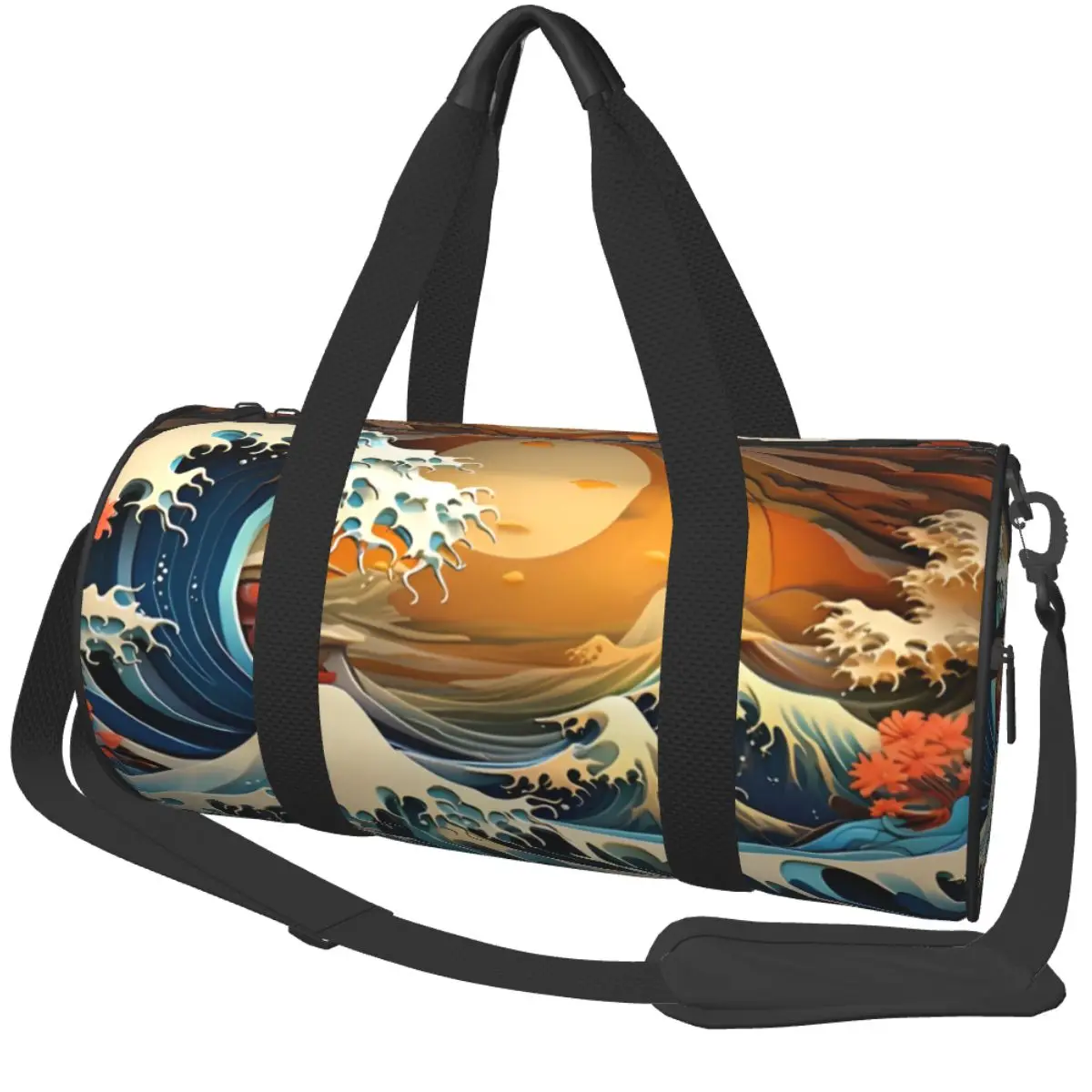 The Great Wave Of Kanagawa Gym Bag Тренировочные спортивные сумки Мужской дизайн Большая красочная сумка для фитнеса Водонепроницаемые сумки
The Great Wave Of Kanagawa Gym Bag Тренировочные спортивные сумки Мужской дизайн Большая красочная сумка для фитнеса Водонепроницаемые сумки