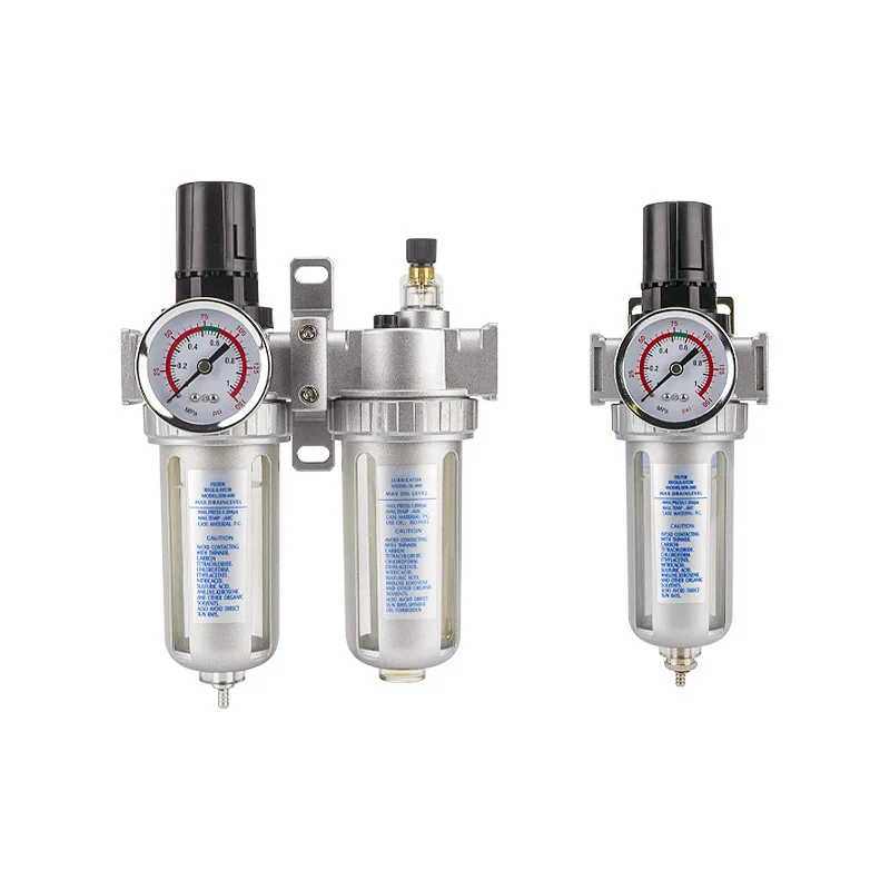 SFC400 1/2 SFC300 SFC200 1/4 Air Compressor Filter Regulator Oil Water Separator Trap Regulator Valve Pneumatic Parts
SFC400 1/2 SFC300 SFC200 1/4 Air Compressor Filter Regulator Oil Water Separator Trap Regulator Valve Pneumatic Parts