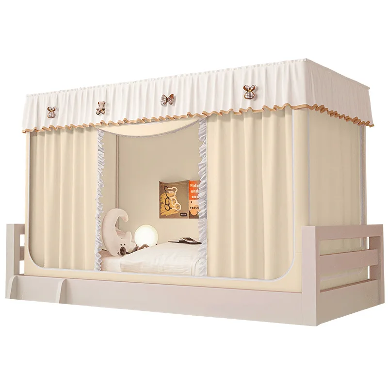 Strong blackout mosquito net bed curtain integrated dormitory single bed upper and lower bunk special all-inclusive bed mantle
Strong blackout mosquito net bed curtain integrated dormitory single bed upper and lower bunk special all-inclusive bed mantle