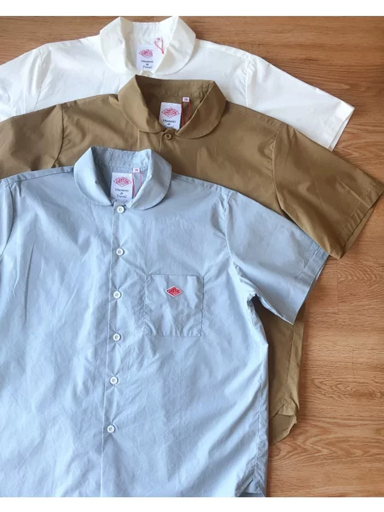 Slimming Pure Color Short Sleeve Shirt Women's Loose Fit Breathable Cotton Casual Shirt Simple Design Shoulder Width Shirt
Slimming Pure Color Short Sleeve Shirt Women's Loose Fit Breathable Cotton Casual Shirt Simple Design Shoulder Width Shirt