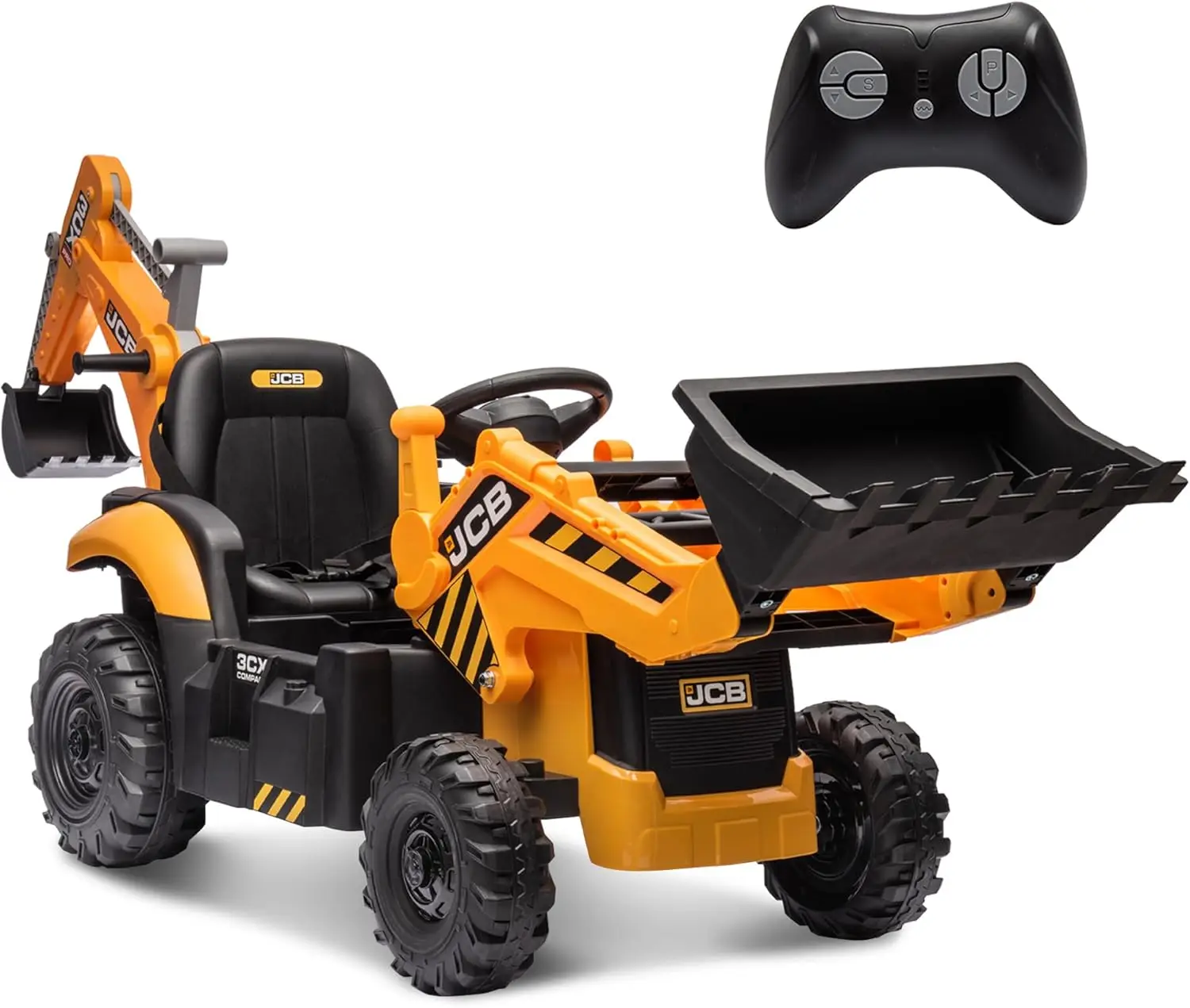 24V Electric Backhoe Loader Toy Car for Kids, Battery Powered Ride on Excavator & Wheel Loader Construction Vehicle Toys w/Remot
24V Electric Backhoe Loader Toy Car for Kids, Battery Powered Ride on Excavator & Wheel Loader Construction Vehicle Toys w/Remot