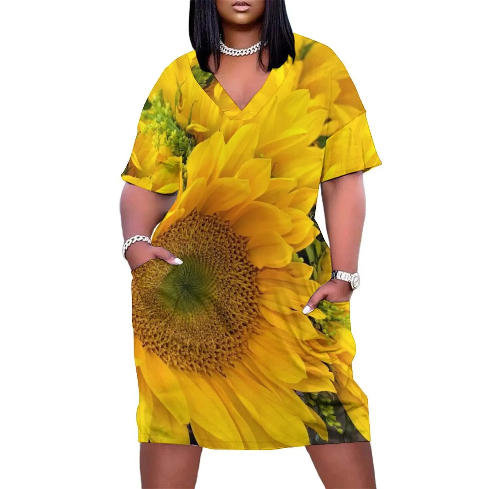 Happy Yellow Sunflowers Art Photo Loose Pocket Dress dress for women 2025 dress for women ladies dresses for special occasions
Happy Yellow Sunflowers Art Photo Loose Pocket Dress dress for women 2025 dress for women ladies dresses for special occasions