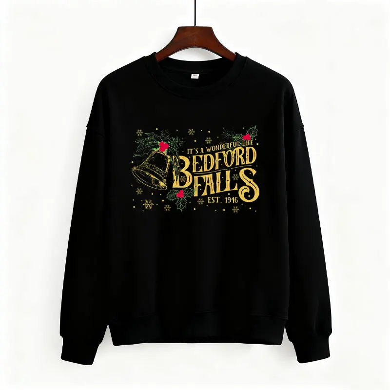 Movie Autumn and Winter Sweatshirt Bell Merry Christmas Simple Letters Long Sleeve Thermal Hoodie Unisex Pullover Tracksuit
Movie Autumn and Winter Sweatshirt Bell Merry Christmas Simple Letters Long Sleeve Thermal Hoodie Unisex Pullover Tracksuit
