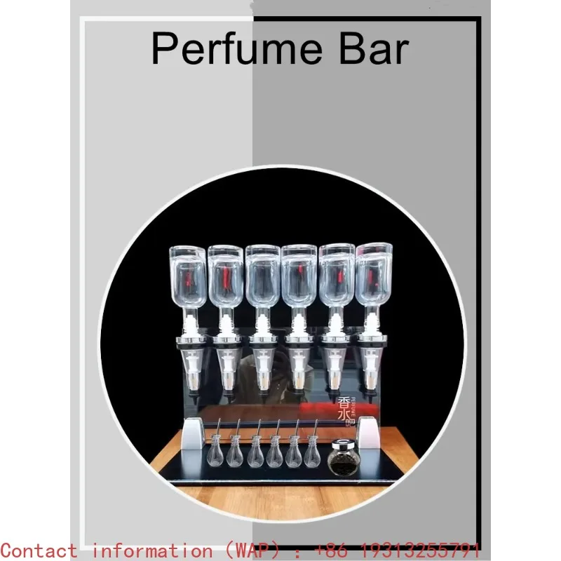 【Popular】Mini Counter For Bulk Perfume Sales Premium Bulk Perfume Bar Display Stand With 6-Pump Dispenser
【Popular】Mini Counter For Bulk Perfume Sales Premium Bulk Perfume Bar Display Stand With 6-Pump Dispenser