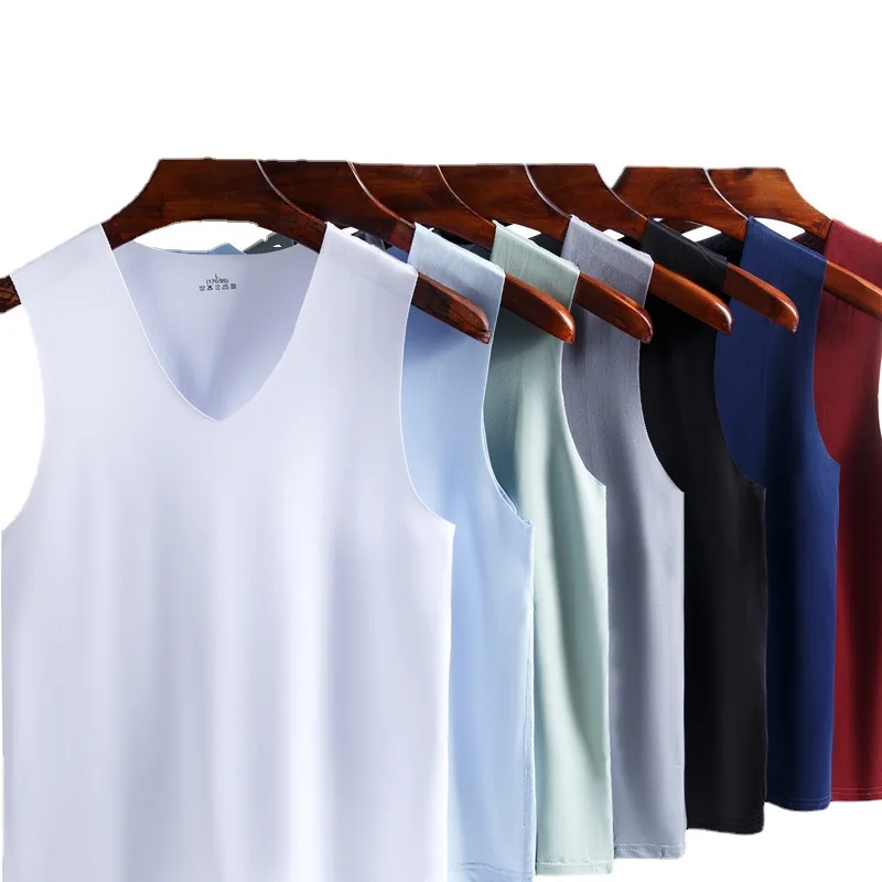 Summer Men's Tank Top Solid Color Quick-Drying Fitness Vest Cloth Sleeveless Waistcoat Running Sports Trend Short-Sleeved Tees
Summer Men's Tank Top Solid Color Quick-Drying Fitness Vest Cloth Sleeveless Waistcoat Running Sports Trend Short-Sleeved Tees