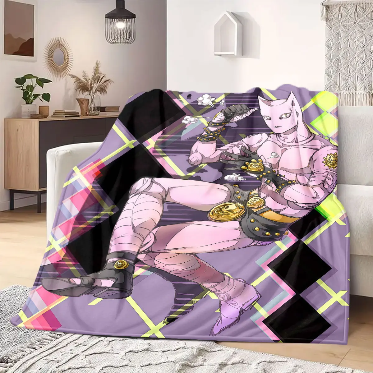 JOJO anime Flannel Blanket Warm,Comfortable,Suitable for Bedrooms,Sofas,Beds,Chairs,Picnics,Travel
JOJO anime Flannel Blanket Warm,Comfortable,Suitable for Bedrooms,Sofas,Beds,Chairs,Picnics,Travel