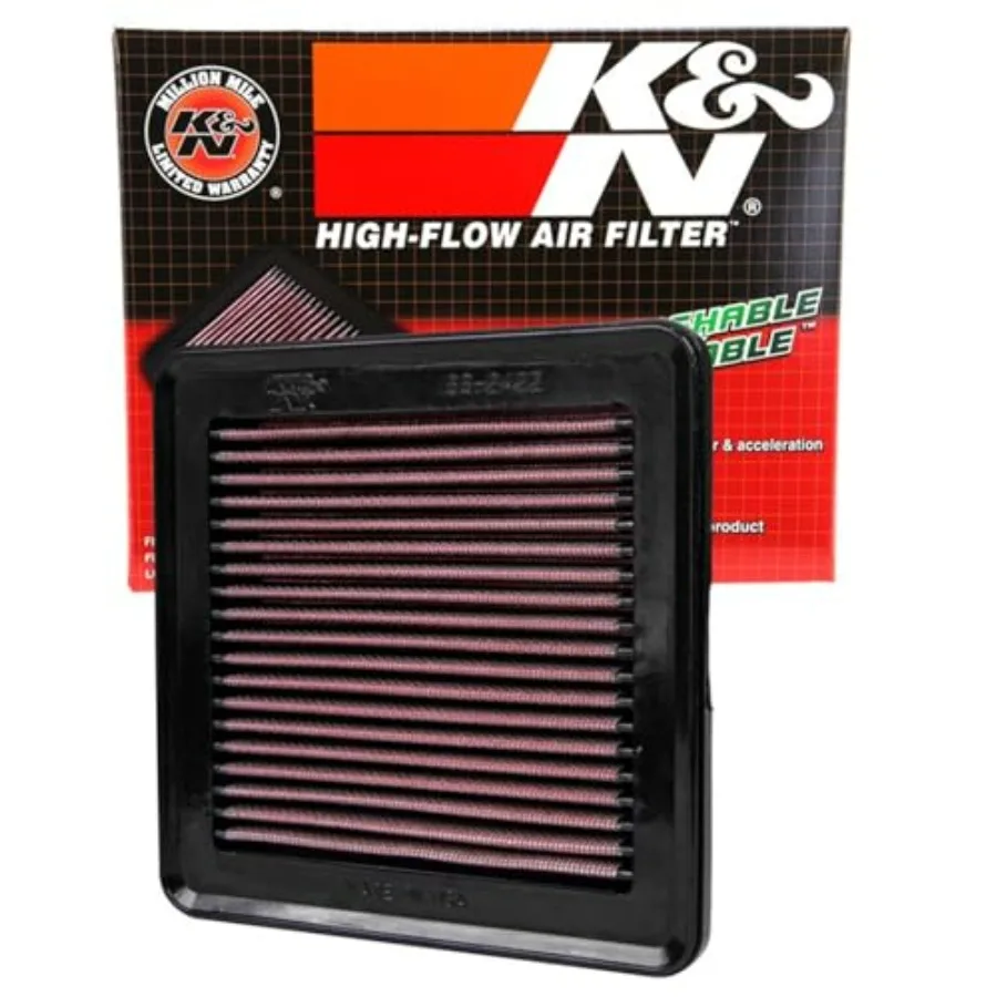 High-Flow Original Lifetime Engine Air Filter: Increase Power Premium Washable Compatible with 2008-2014 HONDA Fit 33-2422
High-Flow Original Lifetime Engine Air Filter: Increase Power Premium Washable Compatible with 2008-2014 HONDA Fit 33-2422