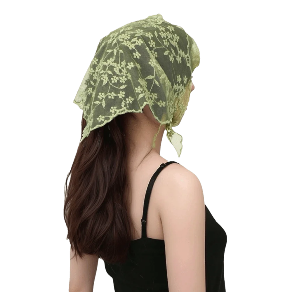 Fashion Lace Headscarf Versatile Retro Triangular Scarf Advanced Hair Accessory for Women
Fashion Lace Headscarf Versatile Retro Triangular Scarf Advanced Hair Accessory for Women