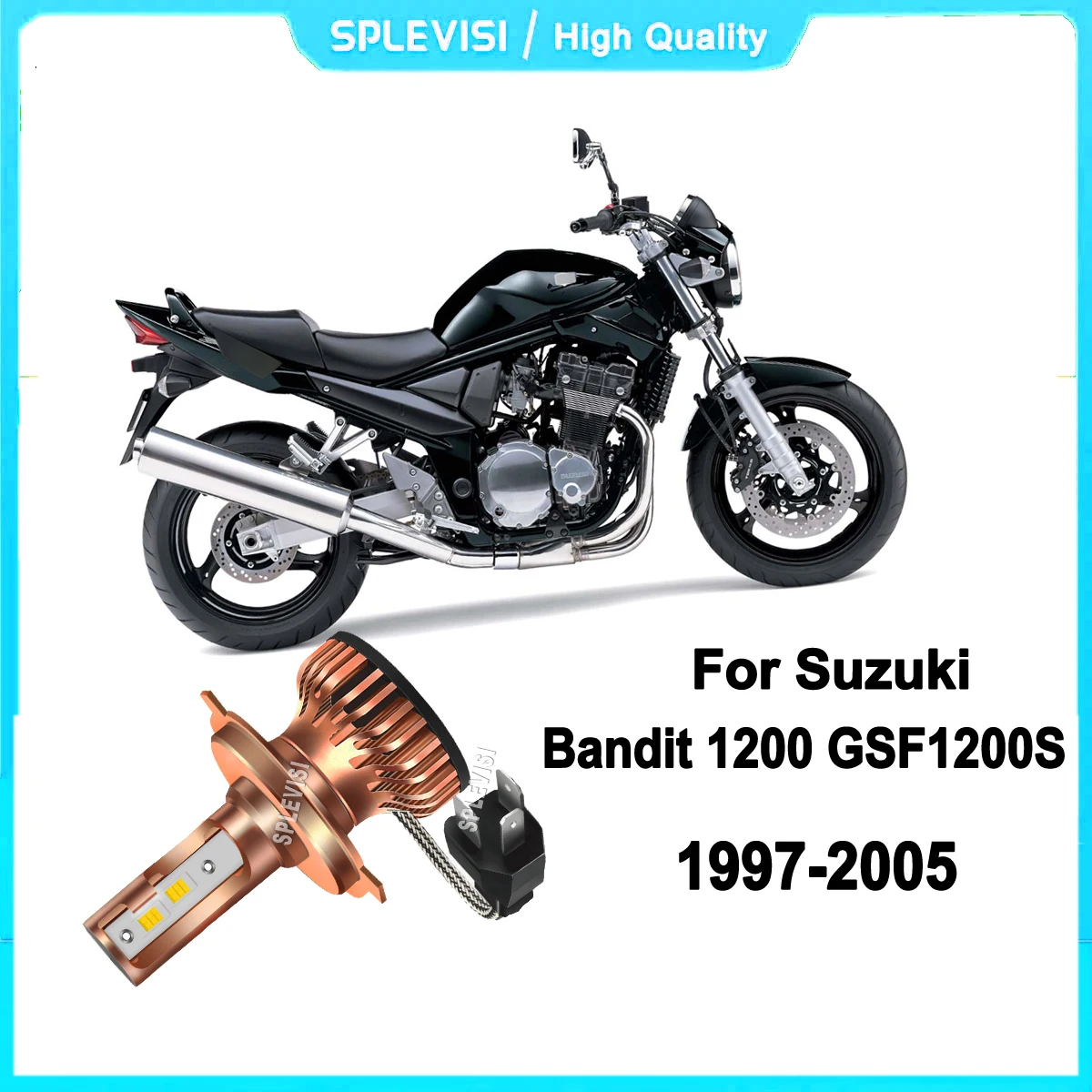H4 9003 HB2 LED Motorcycle Headlight built to perform consistently For Suzuki Bandit 1200 GSF1200S 1997 1998 1999 2000 2001-2005
H4 9003 HB2 LED Motorcycle Headlight built to perform consistently For Suzuki Bandit 1200 GSF1200S 1997 1998 1999 2000 2001-2005