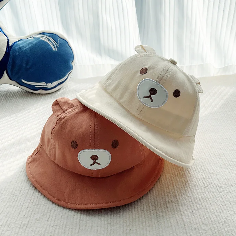Toddler Baby Bucket Hat Fashion Kawaii Cartoon Bear Fishmen Hat for Baby Boy Girl Spring Autumn Sun Shade Hat for 0-2 Year Baby
Toddler Baby Bucket Hat Fashion Kawaii Cartoon Bear Fishmen Hat for Baby Boy Girl Spring Autumn Sun Shade Hat for 0-2 Year Baby