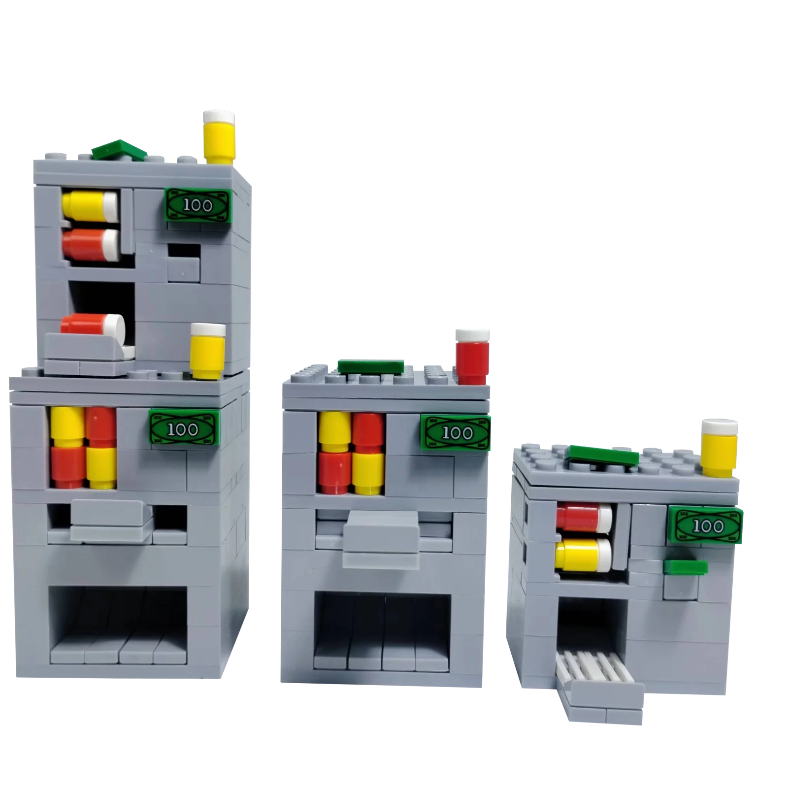 MOC Building Blocks City Street View Drink Coin Vending Machine Kids Toys Diy Mini Decoration Doll House Shopping Game Gift
MOC Building Blocks City Street View Drink Coin Vending Machine Kids Toys Diy Mini Decoration Doll House Shopping Game Gift