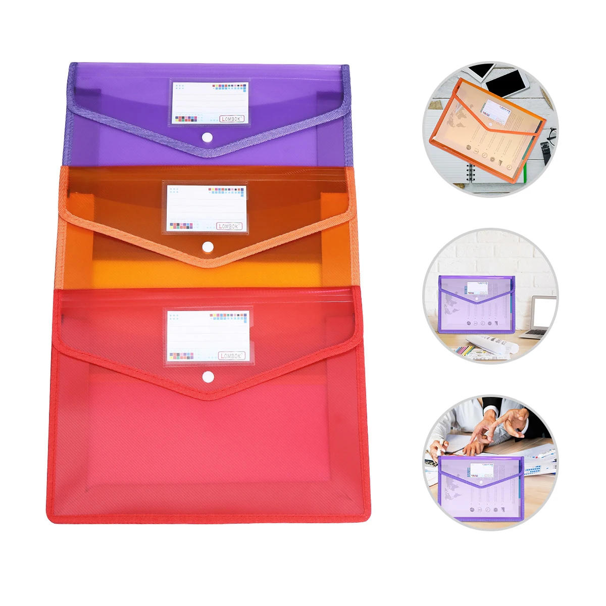 3 Pcs Waterproof File Bag Document Organizer Organizers Colored Folders Storage Scalable Work
3 Pcs Waterproof File Bag Document Organizer Organizers Colored Folders Storage Scalable Work