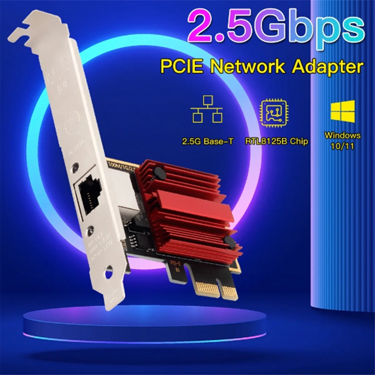M51K_2.5G PCI-E к RJ45 Гигабитную сетевую карту Адаптер контроллера локальной сети RJ45
M51K_2.5G PCI-E к RJ45 Гигабитную сетевую карту Адаптер контроллера локальной сети RJ45