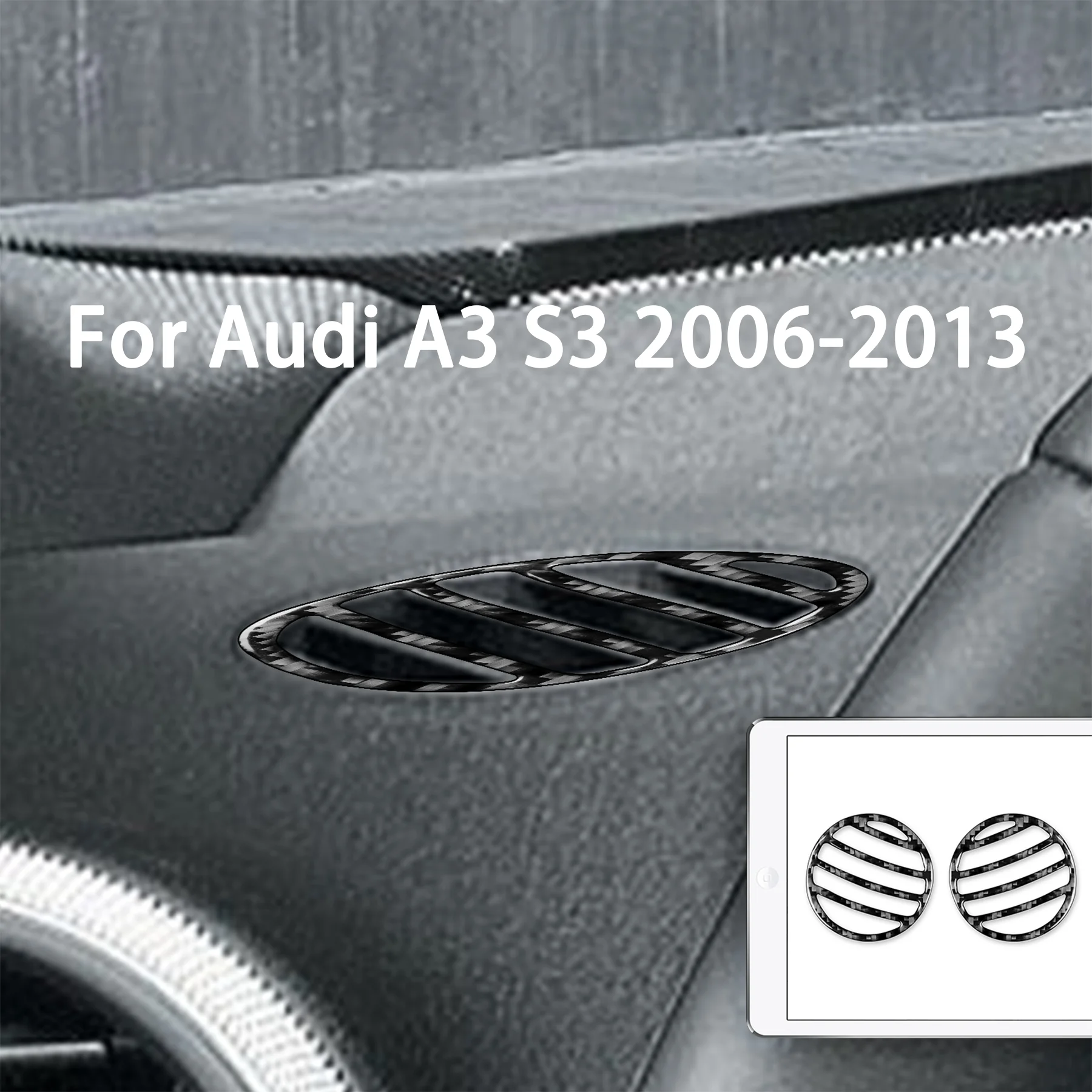 Soft Carbon Fiber Car Dashboard Windshield Defroster Air Vent Panel Decor For Audi A3 S3 2006-2013 Interior Accessory Stickers
Soft Carbon Fiber Car Dashboard Windshield Defroster Air Vent Panel Decor For Audi A3 S3 2006-2013 Interior Accessory Stickers