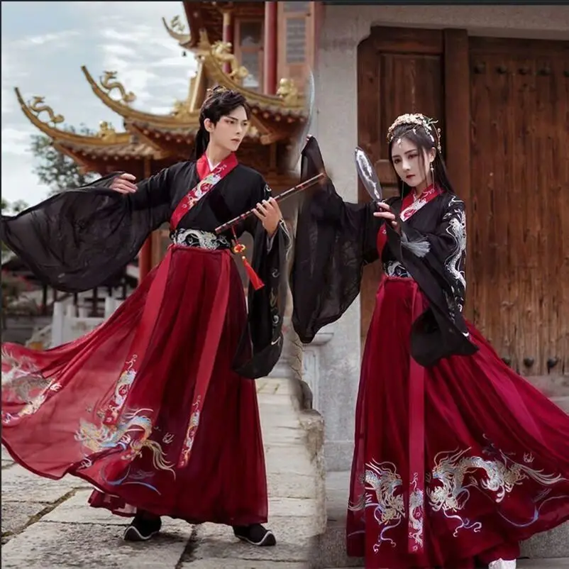 Hanfu Men's Chinese Style Ancient Costume Unisex Ancient Style Clothing Couple Fairy Style Chinese Style Cosplay Costume
Hanfu Men's Chinese Style Ancient Costume Unisex Ancient Style Clothing Couple Fairy Style Chinese Style Cosplay Costume