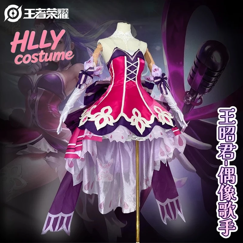 Game Honor of Kings Wang Zhaojun Idol Singer Cosplay Costume Dress Outfit Full Set Game Role Play Halloween Carnival Women
Game Honor of Kings Wang Zhaojun Idol Singer Cosplay Costume Dress Outfit Full Set Game Role Play Halloween Carnival Women