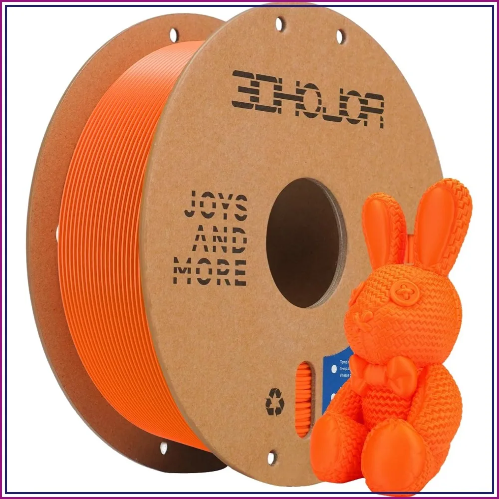 High-Speed PLA Filament 1.75mm, 300mm/s Printing, 1kg Cardboard Spool, Dimensional Accuracy +/-0.03mm, Fit Most FDM Printers - Orange
High-Speed PLA Filament 1.75mm, 300mm/s Printing, 1kg Cardboard Spool, Dimensional Accuracy +/-0.03mm, Fit Most FDM Printers - Orange