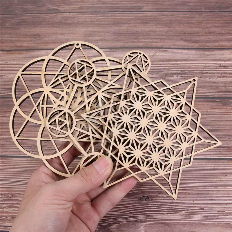 AB46-40Pack 14Cm Wooden Wall Sign Flower Of Life Shape Coaster Wood Wall Art DIY Coaster Craft Making Geometry
AB46-40Pack 14Cm Wooden Wall Sign Flower Of Life Shape Coaster Wood Wall Art DIY Coaster Craft Making Geometry