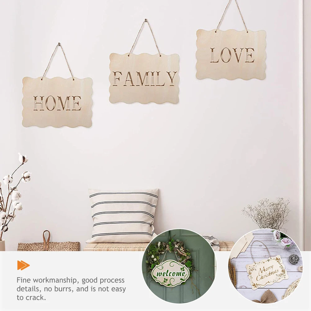 12pcs Blank Wood Sign Hanging Decor Unfinished Wood Plaque Diy Craft Wooden Pieces Embellishments For Home Cafe Wall 
12pcs Blank Wood Sign Hanging Decor Unfinished Wood Plaque Diy Craft Wooden Pieces Embellishments For Home Cafe Wall