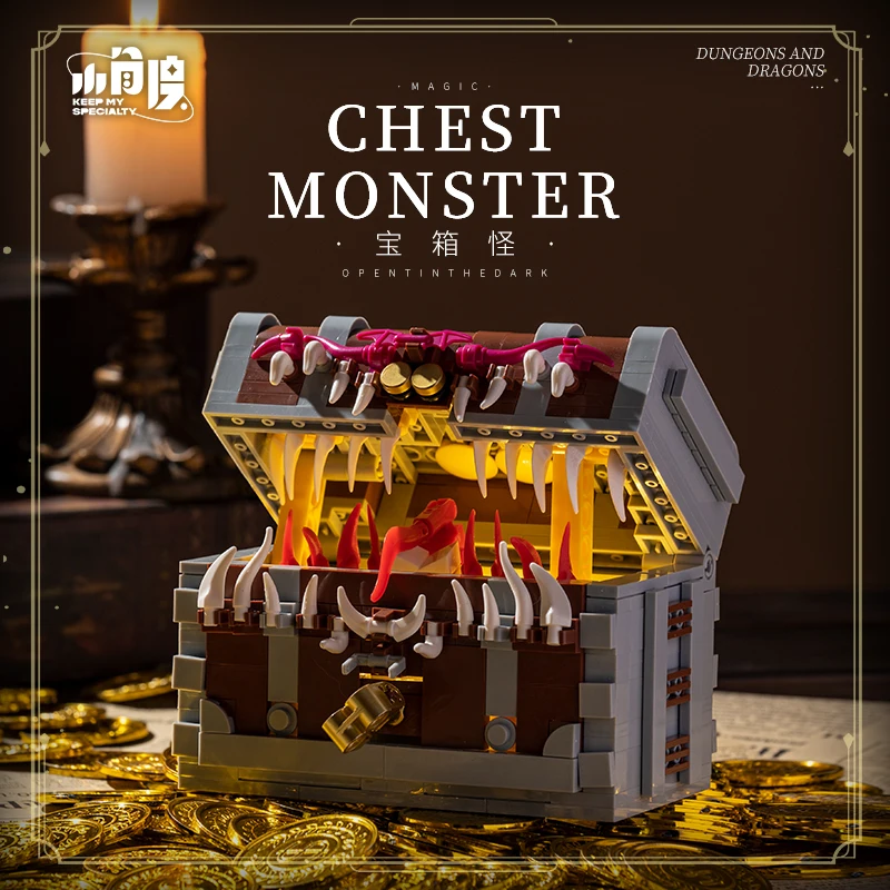 Classic Game Series 560pcs Dragon and Monster Chest Dungeon Assembly Building Blocks Set Children's Toy Gift
Classic Game Series 560pcs Dragon and Monster Chest Dungeon Assembly Building Blocks Set Children's Toy Gift