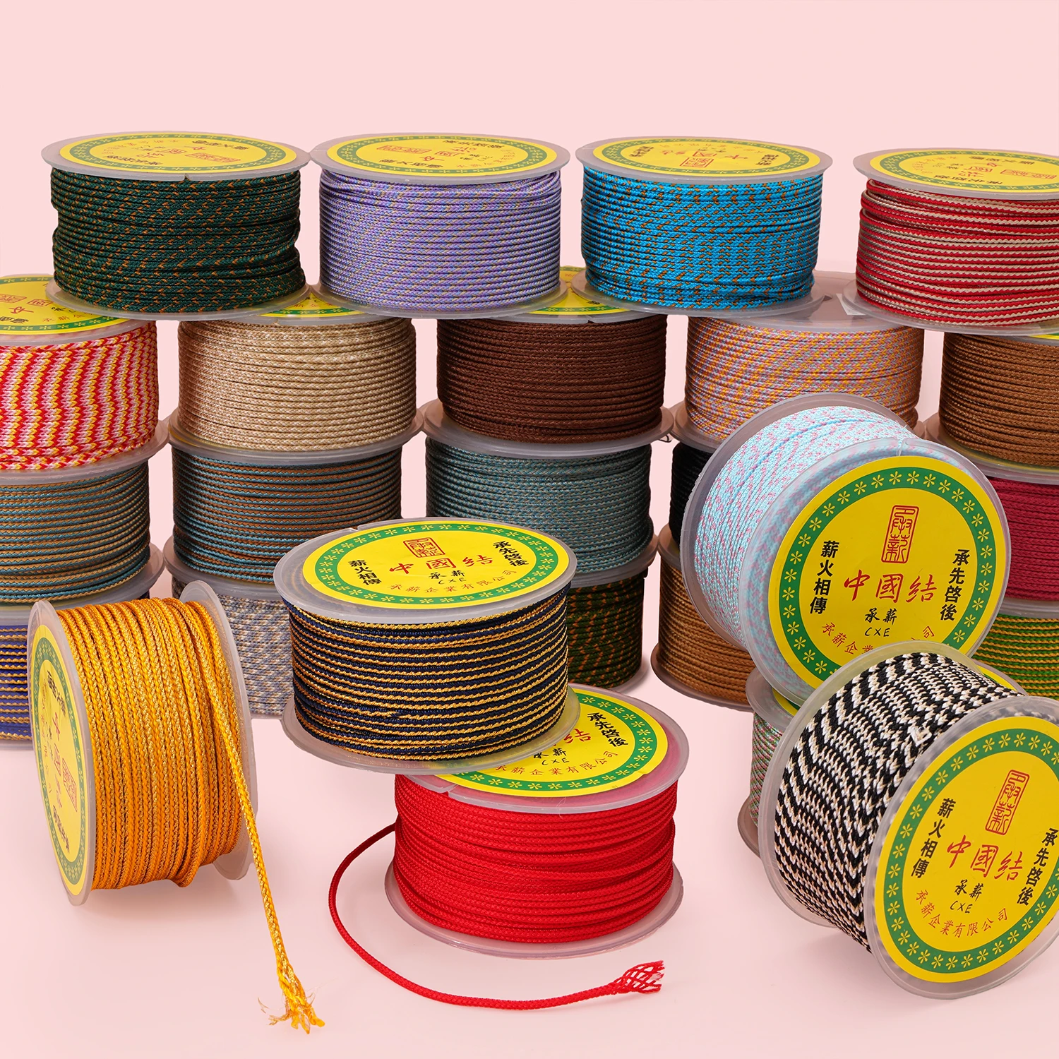 Nylon Ruyi Rope Cord for Jewelry Making Buddhist Mala DIY Crafts Outdoor Use - High Strength Durable Chinese Knot String 2-2.5mm
Nylon Ruyi Rope Cord for Jewelry Making Buddhist Mala DIY Crafts Outdoor Use - High Strength Durable Chinese Knot String 2-2.5mm