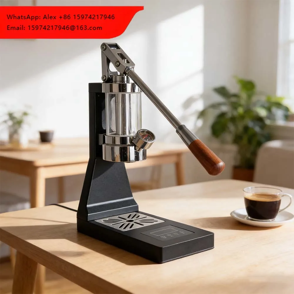 Hand-Press Coffee Machine 58mm Lever Espresso Extraction Small Home Manual Variable-Pressure Extractor Plug-Free Italian
Hand-Press Coffee Machine 58mm Lever Espresso Extraction Small Home Manual Variable-Pressure Extractor Plug-Free Italian