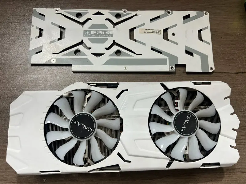 The White Radiator Cooler with BackPlate for Galax GTX1080ti Video Card
The White Radiator Cooler with BackPlate for Galax GTX1080ti Video Card