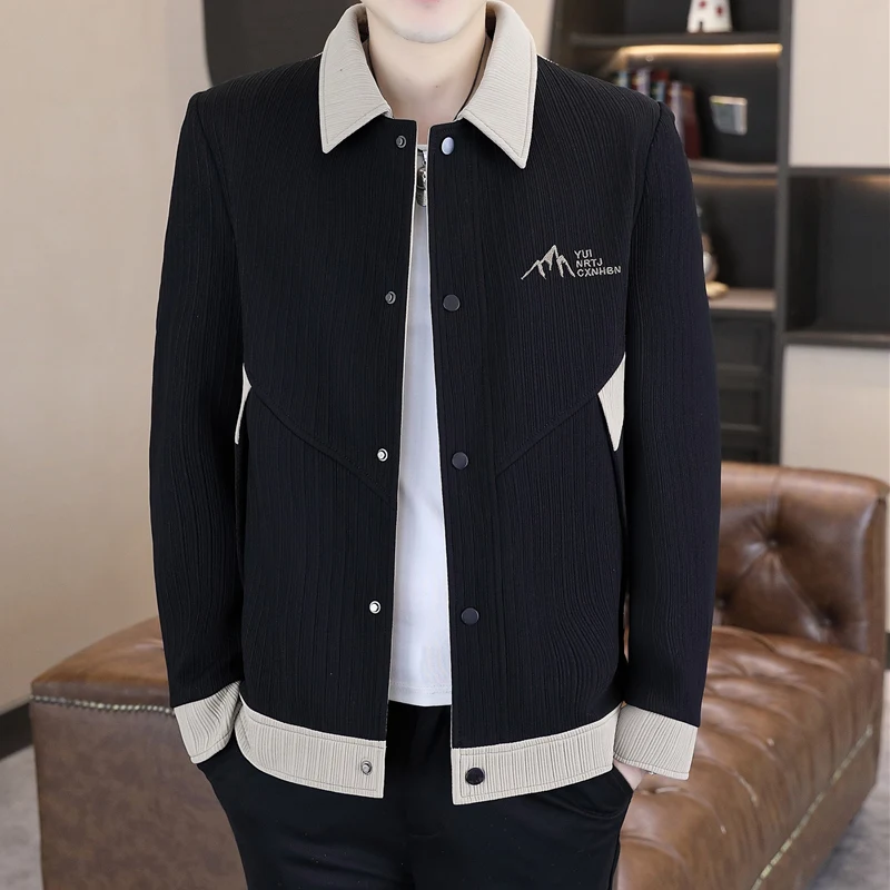 Stylish Men's Jacket Outerwear Trendy Korean Brand Youthful Spring Autumn Versatile Fashionable Standard Fit Long Sleeve Zipp...
Stylish Men's Jacket Outerwear Trendy Korean Brand Youthful Spring Autumn Versatile Fashionable Standard Fit Long Sleeve Zipp...