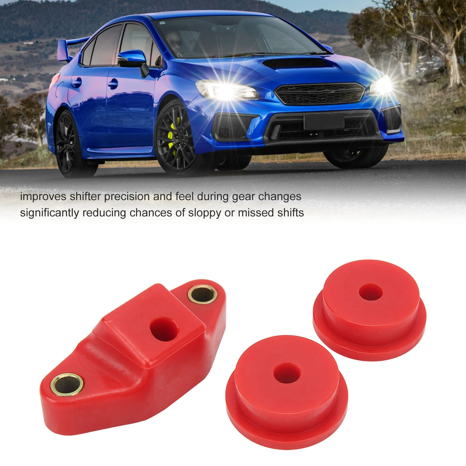 Transmission Shifter Bushings Poly Metal Linkage Stabilizer Bushings Kit Replacement for Subaru Impreza RS 1997‑2012
Transmission Shifter Bushings Poly Metal Linkage Stabilizer Bushings Kit Replacement for Subaru Impreza RS 1997‑2012