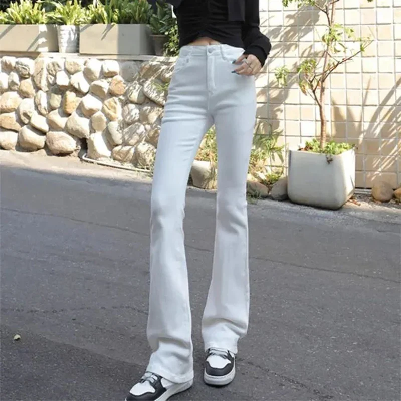 Girls Simplicity High Waisted Bell Bottoms Denim Pants Lady Korean Fashion Daily Jeans Trousers Women Chic Elastic Flared Jeans
Girls Simplicity High Waisted Bell Bottoms Denim Pants Lady Korean Fashion Daily Jeans Trousers Women Chic Elastic Flared Jeans