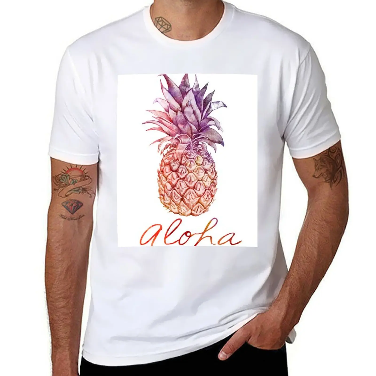 Aloha watercolor and chalk pastel Pineapple T-Shirt anime t shirts oversize man t shirts graphic T-Shirt
Aloha watercolor and chalk pastel Pineapple T-Shirt anime t shirts oversize man t shirts graphic T-Shirt