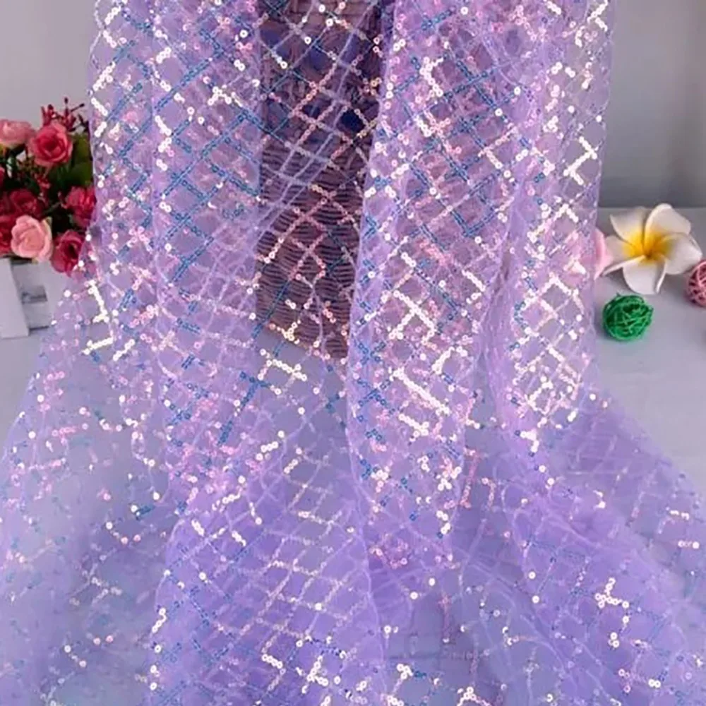 PVC Sequin Mesh Fabric Colorful Mesh Texture Stage Performance Fabric Polyester Sequined Grid Sequin Fabric Stage Performance
PVC Sequin Mesh Fabric Colorful Mesh Texture Stage Performance Fabric Polyester Sequined Grid Sequin Fabric Stage Performance