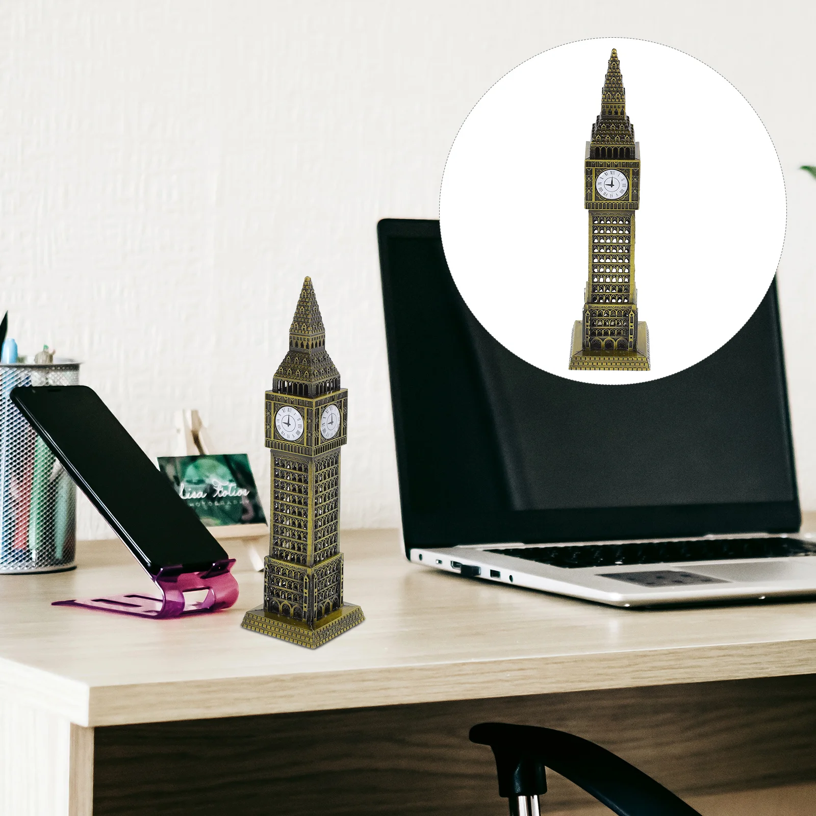 Big Ben Model Tabletop Display Decor London Landmark Zinc Alloy Vintage Style Sculpture Souvenir
Big Ben Model Tabletop Display Decor London Landmark Zinc Alloy Vintage Style Sculpture Souvenir