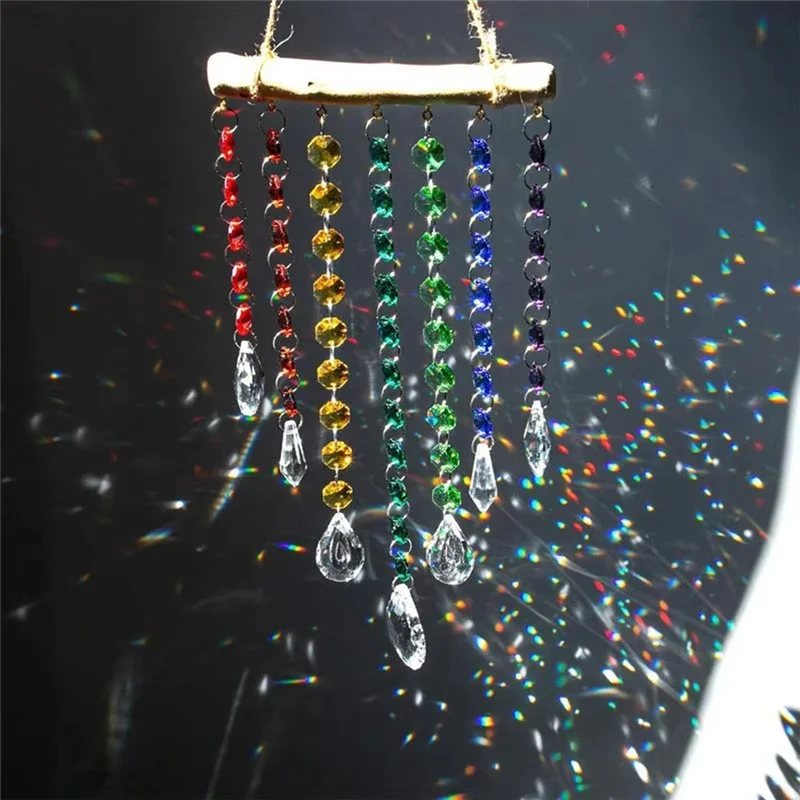 ABCL Sun Catchers With Crystals Prism Sun Catcher Sparkling Window Crystals Wind Chime Rainbow Maker Home Decoration Indoor
ABCL Sun Catchers With Crystals Prism Sun Catcher Sparkling Window Crystals Wind Chime Rainbow Maker Home Decoration Indoor
