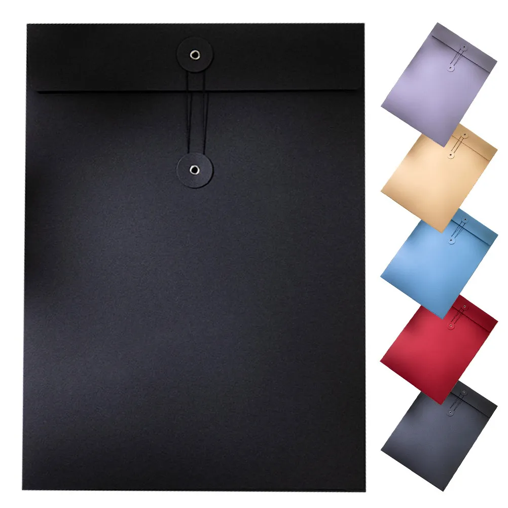 6Pcs Minimalist Paper Document Pouch String Tie File Folder Large Convenient Organizer for A4 Invoices Letters Bills Classroom
6Pcs Minimalist Paper Document Pouch String Tie File Folder Large Convenient Organizer for A4 Invoices Letters Bills Classroom