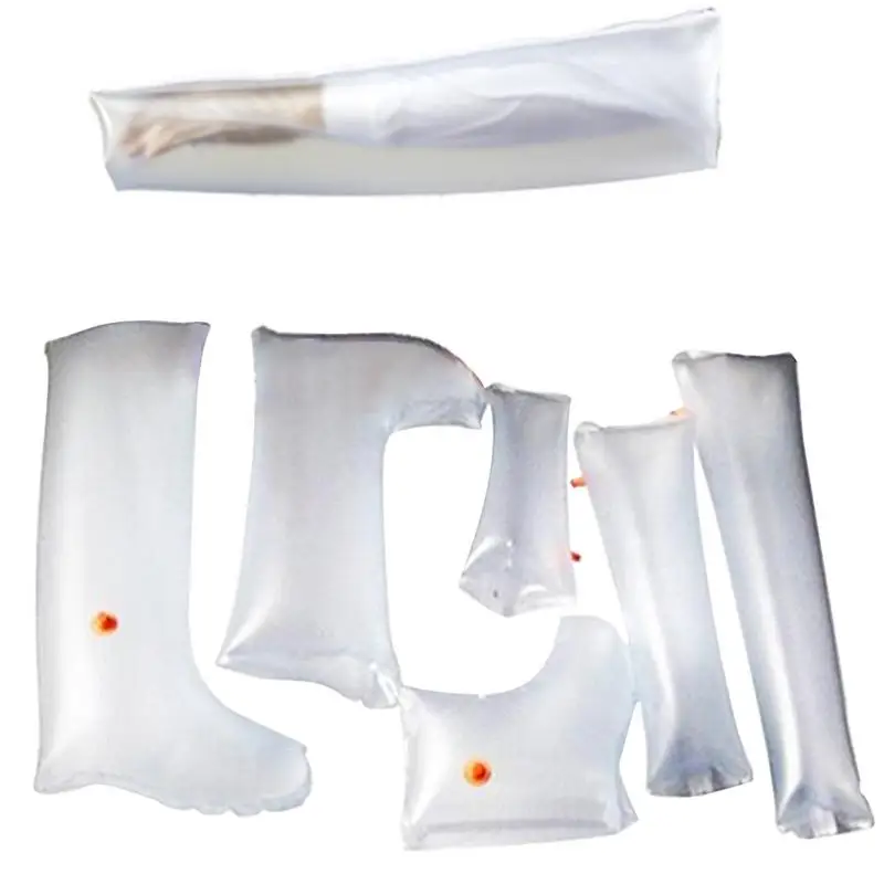 Inflatable Ankle Splint 6 Pieces Leg Splint Fracture Ankle Brace Support PVC Injury Supplies Bone Broken Air Cast For Foot & Arm
Inflatable Ankle Splint 6 Pieces Leg Splint Fracture Ankle Brace Support PVC Injury Supplies Bone Broken Air Cast For Foot & Arm