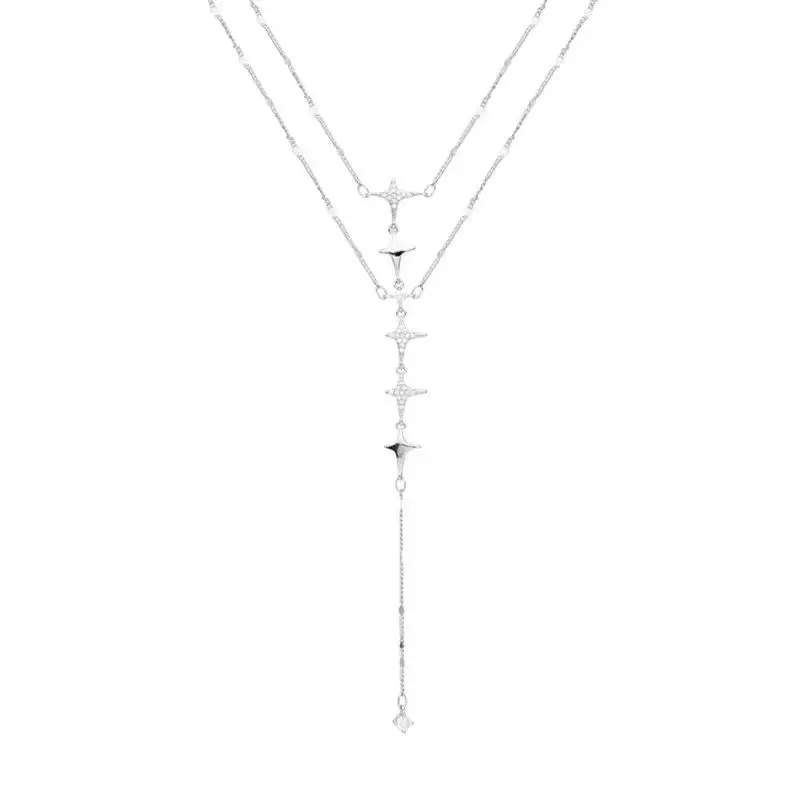 Double-layer stacked necklace women's breast chain body new high-end sexy collarbone neck chain accessories
Double-layer stacked necklace women's breast chain body new high-end sexy collarbone neck chain accessories