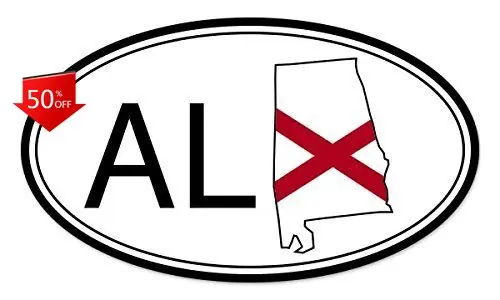 Alabama State Flag OvalVinyl Cute Camper Van Car Window Bumper Accessory Funny Trendy Aesthetic
Alabama State Flag OvalVinyl Cute Camper Van Car Window Bumper Accessory Funny Trendy Aesthetic