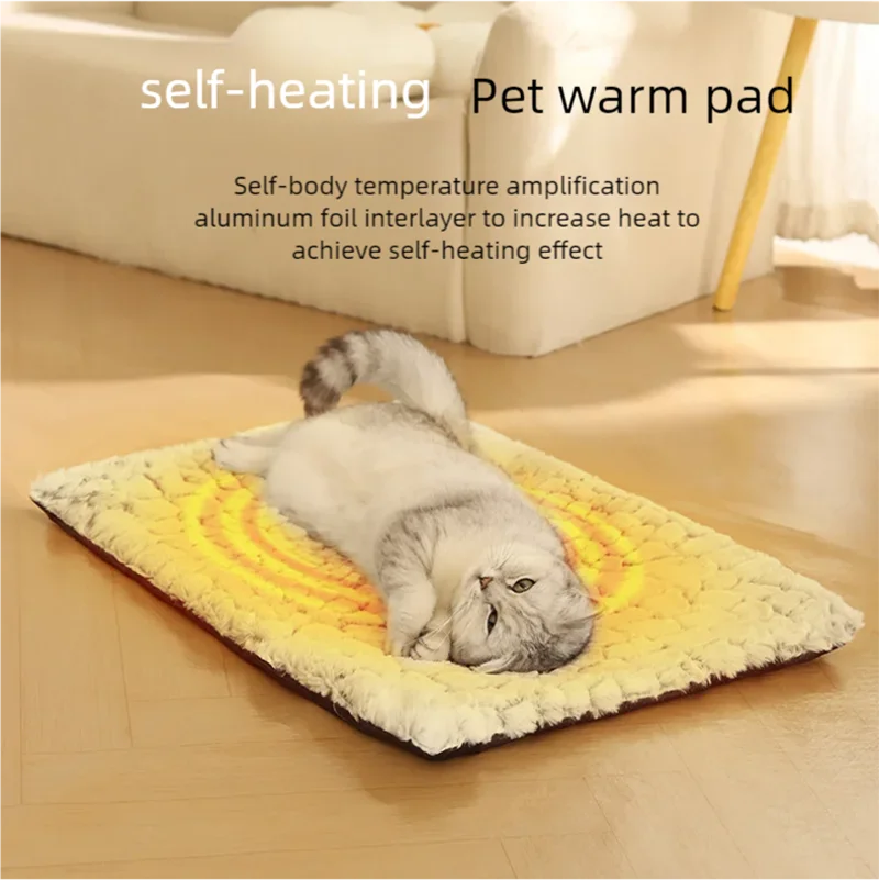 Cat nest mat for winter warmth, removable and washable snowflake fleece, self heating dog nest mat, dirt resistant and non slip
Cat nest mat for winter warmth, removable and washable snowflake fleece, self heating dog nest mat, dirt resistant and non slip