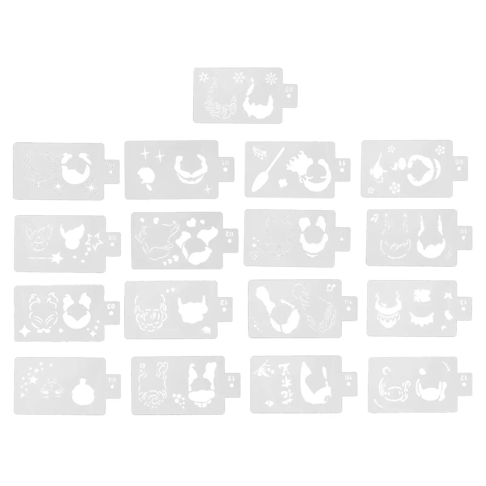 Professional Face Paint Stencils for Kids Set of 2 Reusable Cartoon Princess Design Hollow Out Body Art Tools
Professional Face Paint Stencils for Kids Set of 2 Reusable Cartoon Princess Design Hollow Out Body Art Tools